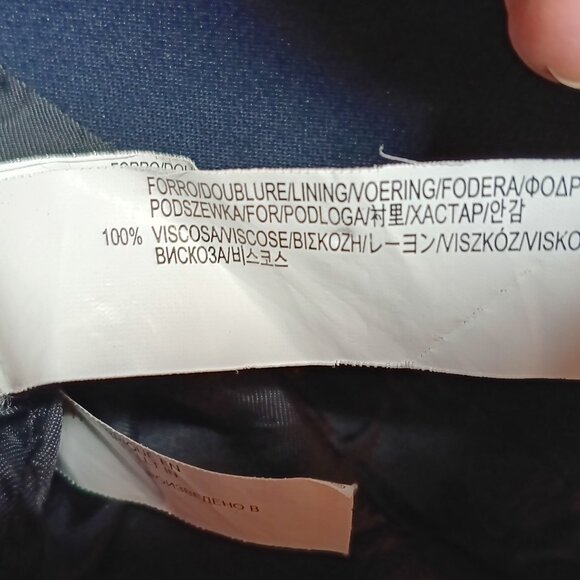 ZARA WOMAN Wool Double Breasted Thigh Length Peacoat XS - Picture 7 of 16